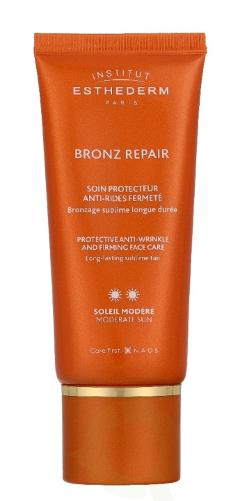Institut Esthederm Esthederm Bronz Repair Protective Face Care - Moderate 50 ml Anti-Wrinkle And Firming i gruppen HELSE OG SKJØNNHET / Hudpleie / Ansikt / Dagkrem hos TP E-commerce Nordic AB (D37592)