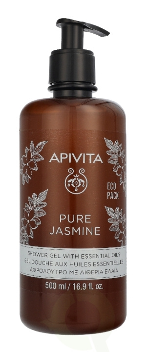 Apivita Pure Jasmine Moisturizing Shower Gel 500 ml i gruppen HELSE OG SKJØNNHET / Hudpleie / Kroppspleie / Bad- og dusjkrem hos TP E-commerce Nordic AB (D37616)