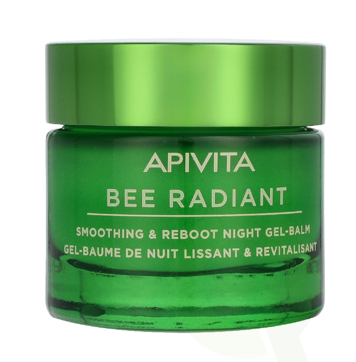 Apivita Bee Radiant Smoothing & Reboot Night Gel-Balm 50 ml i gruppen HELSE OG SKJØNNHET / Hudpleie / Ansikt / Nattkrem hos TP E-commerce Nordic AB (D37619)