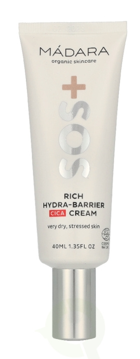 Madara SOS Rich Hydra Barrier Cica Cream 40 ml i gruppen HELSE OG SKJØNNHET / Hudpleie / Ansikt / Dagkrem hos TP E-commerce Nordic AB (D37636)
