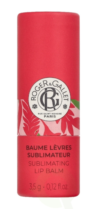 Roger & Gallet Gingembre Rouge Sublimating Lip Balm 3.5 g i gruppen HELSE OG SKJØNNHET / Makeup / Lepper / Leppepomade hos TP E-commerce Nordic AB (D37652)