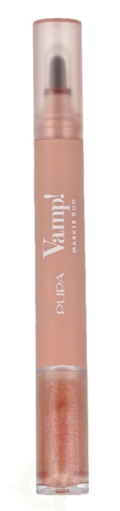 Pupa Milano Pupa Vamp! Marker Duo 4 ml Lip marker 1,4ml/Lip gloss 2,6ml i gruppen HELSE OG SKJØNNHET / Makeup / Lepper / Lipgloss / Plumper hos TP E-commerce Nordic AB (D37714)
