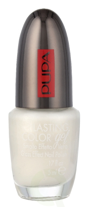 Pupa Milano Pupa Lasting Color Gel Glass Effect Nail Polish 5 ml #113 Silver White i gruppen HELSE OG SKJØNNHET / Manikyr/pedikyr / Neglelakk hos TP E-commerce Nordic AB (D37741)