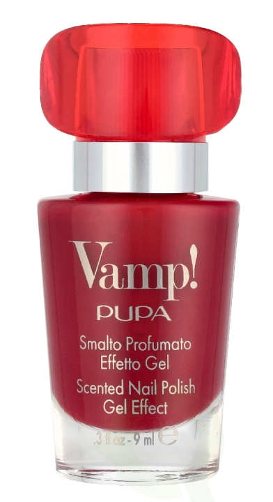 Pupa Milano Pupa Vamp! Scented Nail Polish Gel Effect 9 ml #221 Infinite Burgundy i gruppen HELSE OG SKJØNNHET / Manikyr/pedikyr / Neglelakk hos TP E-commerce Nordic AB (D37754)