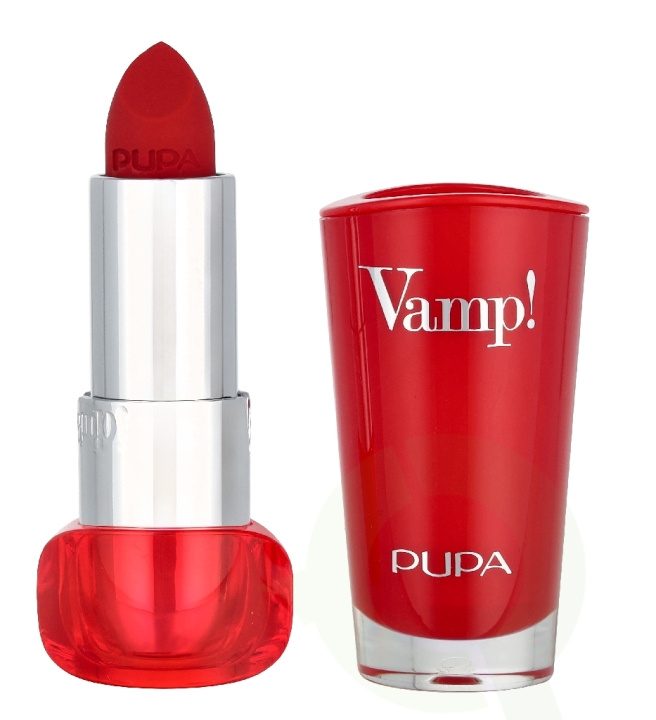 Pupa Milano Pupa Vamp! Extreme Colour Lipstick 3.5 g #302 Ruby Red i gruppen HELSE OG SKJØNNHET / Makeup / Lepper / Leppestift hos TP E-commerce Nordic AB (D37773)