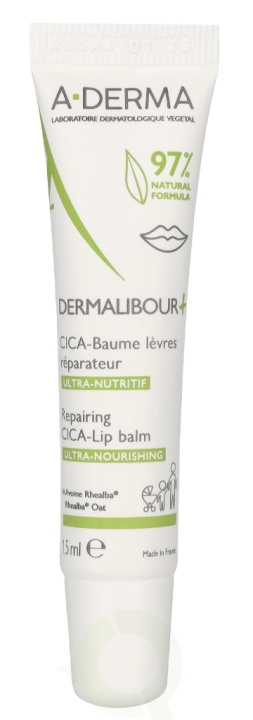 A-Derma Dermalibour+ Repairing Cica-Lip Balm 15 ml i gruppen HELSE OG SKJØNNHET / Makeup / Lepper / Leppepomade hos TP E-commerce Nordic AB (D37788)