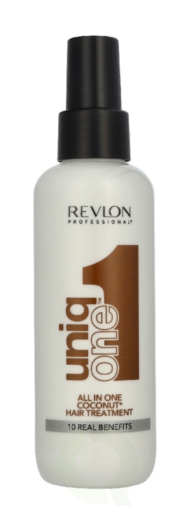 Revlon Uniq One All in One Hair Treatment 150 ml Coconut i gruppen HELSE OG SKJØNNHET / Hår & styling / Hårpleie hos TP E-commerce Nordic AB (D37791)
