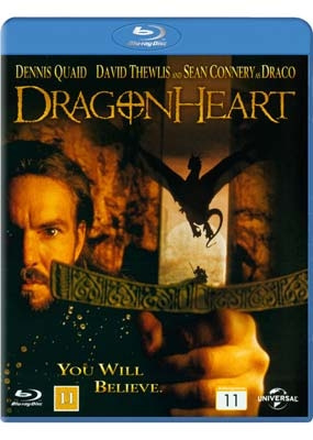 DRAGONHEART Blu Ray (OneToWatch Cult classic movie) i gruppen Elektronikk / Lyd & Bilde / TV og tilbehør / Filmer / Blu-ray hos TP E-commerce Nordic AB (D37804)