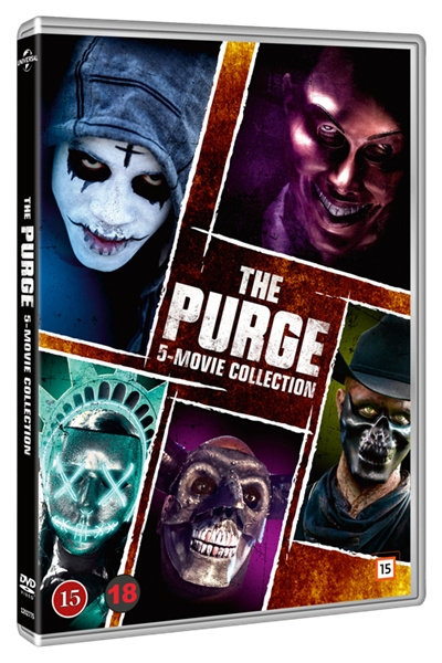 The Purge 1-5 BOX Set (DVD) i gruppen Elektronikk / Lyd & Bilde / TV og tilbehør / Filmer / DVD hos TP E-commerce Nordic AB (D37812)