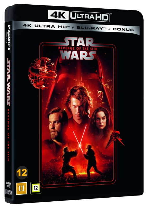Star Wars : Episode 3 - REVENGE OF THE SITH - 3-disc (4K UHD + BD) i gruppen Elektronikk / Lyd & Bilde / TV og tilbehør / Filmer / Blu-ray hos TP E-commerce Nordic AB (D37843)
