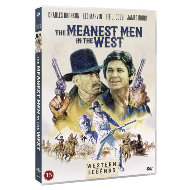 The Meanest Men In The West (Charles Bronson and Lee Marvin) (DVD) i gruppen Elektronikk / Lyd & Bilde / TV og tilbehør / Filmer / DVD hos TP E-commerce Nordic AB (D37880)