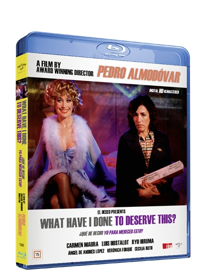 What Have I Done To Deserve This (Pedro Almodóvar Movie) (Blu-ray) i gruppen Elektronikk / Lyd & Bilde / TV og tilbehør / Filmer / Blu-ray hos TP E-commerce Nordic AB (D37912)