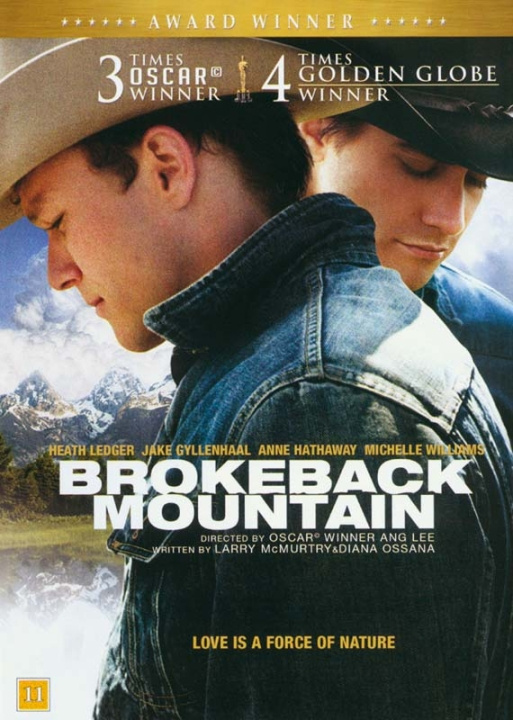 BROKEBACK MOUNTAIN - Heath Ledger Classic movie (DVD) i gruppen Elektronikk / Lyd & Bilde / TV og tilbehør / Filmer / DVD hos TP E-commerce Nordic AB (D37944)