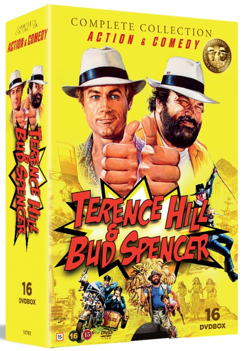 BUD SPENCER & TERENCE HILL COLLECTION BOX - 16 DVD i gruppen Elektronikk / Lyd & Bilde / TV og tilbehør / Filmer / DVD hos TP E-commerce Nordic AB (D37958)