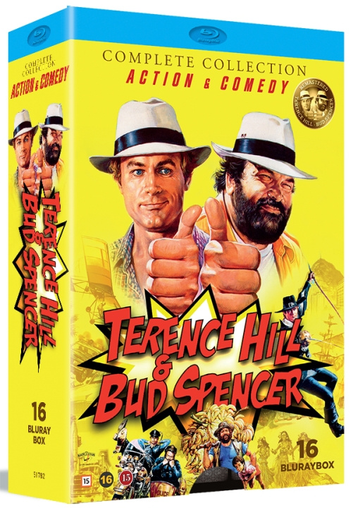 BUD SPENCER & TERENCE HILL - THE CLASSIC COLLECTION - 16 Blu Ray Discs i gruppen Elektronikk / Lyd & Bilde / TV og tilbehør / Filmer / Blu-ray hos TP E-commerce Nordic AB (D37959)