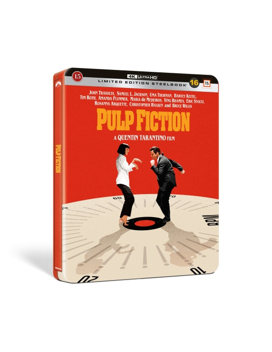Pulp Fiction - Steelbook (Blu-ray) i gruppen Elektronikk / Lyd & Bilde / TV og tilbehør / Filmer / Blu-ray hos TP E-commerce Nordic AB (D38015)