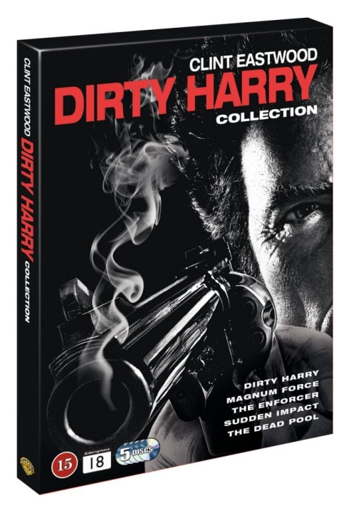 Dirty Harry Collection (5-disc) - DVD i gruppen Elektronikk / Lyd & Bilde / TV og tilbehør / Filmer / DVD hos TP E-commerce Nordic AB (D38059)