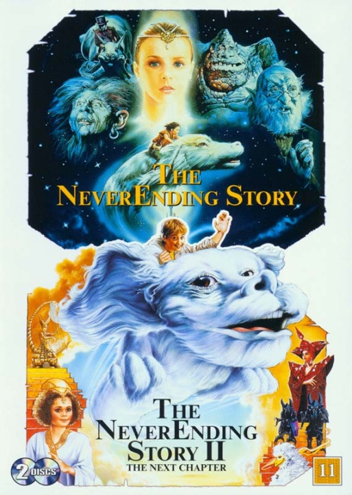 NeverEnding Story 1 & 2 - DVD i gruppen Elektronikk / Lyd & Bilde / TV og tilbehør / Filmer / DVD hos TP E-commerce Nordic AB (D38097)