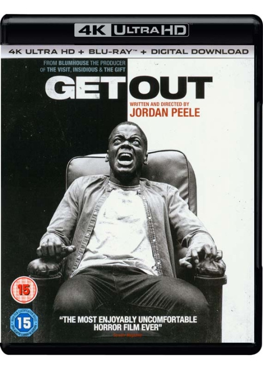 Get Out (4K UHD + Blu-Ray) i gruppen Elektronikk / Lyd & Bilde / TV og tilbehør / Filmer / Blu-ray hos TP E-commerce Nordic AB (D38117)