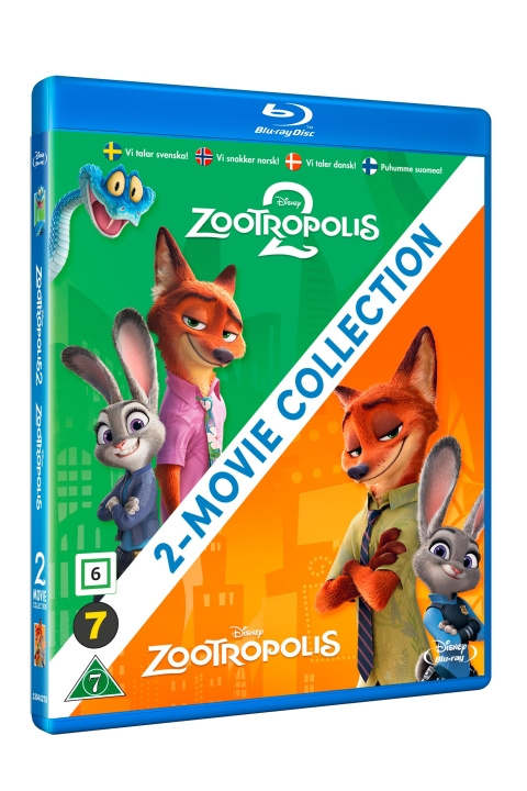 Zootropolis 2-Movie Collection (Blu-ray) i gruppen Elektronikk / Lyd & Bilde / TV og tilbehør / Filmer / Blu-ray hos TP E-commerce Nordic AB (D38172)