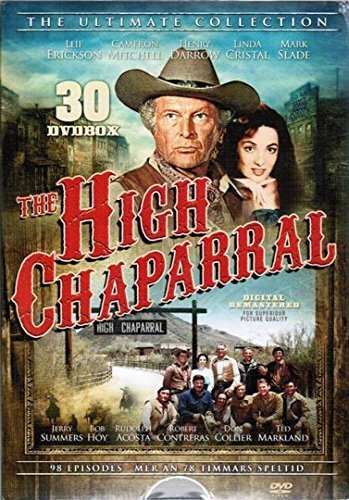 HIGH CHAPARRAL, COMPL. COLL. - 30 DVD Box set i gruppen Elektronikk / Lyd & Bilde / TV og tilbehør / Filmer / DVD hos TP E-commerce Nordic AB (D38179)