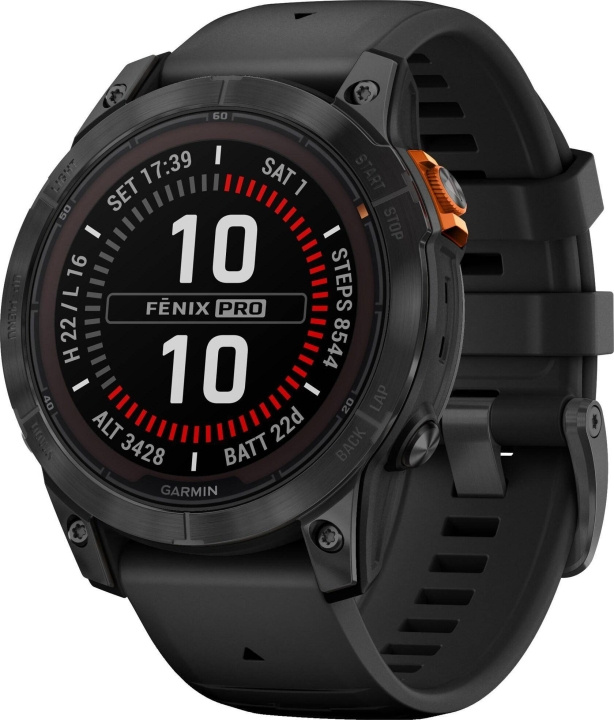 Garmin Fenix 7 Pro Solar – GPS-smartklokke for flere idretter i gruppen SPORT, FRITID & HOBBY / Smartwatch og Aktivitetsmålere / Smartwatches hos TP E-commerce Nordic AB (D38234)