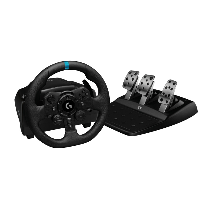 Logitech G923-racerratt og pedaler for PS5, PS4 og PC – USB i gruppen Datautstyr / GAMING / Ratt & joysticks hos TP E-commerce Nordic AB (D38348)