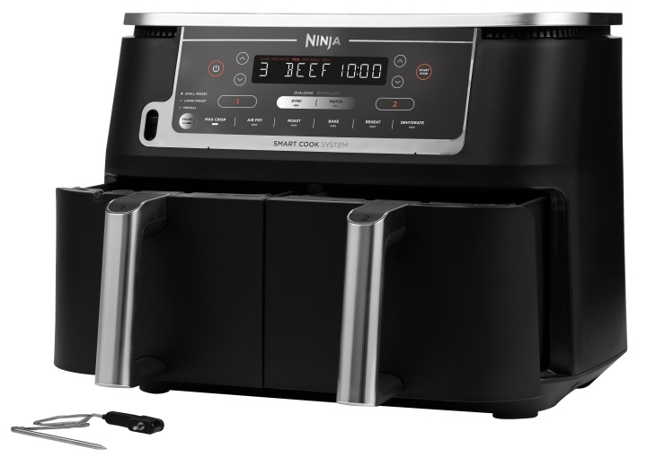 Ninja Foodi Max Dual Zone AF451EU – Smart Cook System luftfryser – 9,5 l i gruppen HJEM, HUS OG HAGE / Husholdningsapparater / Airfryers og frityrkokere hos TP E-commerce Nordic AB (D38370)