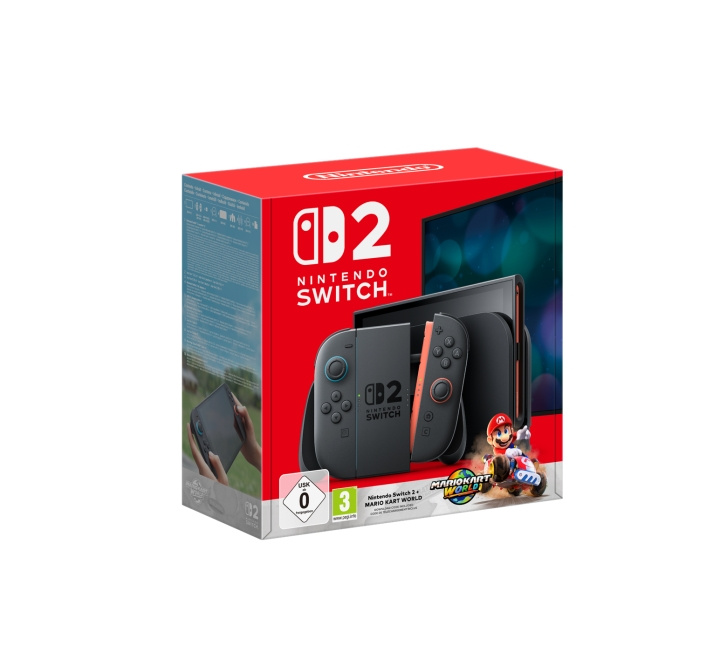 Nintendo Switch 2 + Mario Kart World bundle (Download code) i gruppen Elektronikk / TV-spill & tilbehør / Nintendo Switch 2 hos TP E-commerce Nordic AB (D38402)