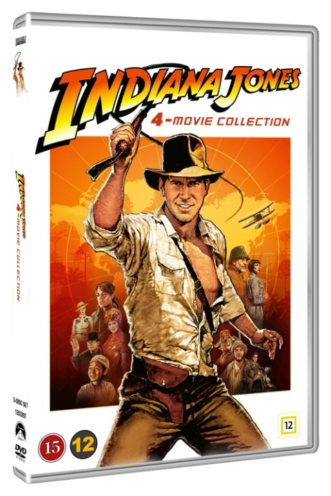 Indiana Jones: 4-Movie Collection (5-disc) (DVD) i gruppen Elektronikk / Lyd & Bilde / TV og tilbehør / Filmer / DVD hos TP E-commerce Nordic AB (D38412)