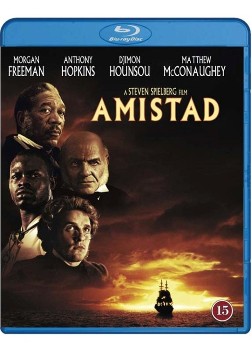 AMISTAD Blu Ray - (Anthony Hopkins) i gruppen Elektronikk / Lyd & Bilde / TV og tilbehør / Filmer / Blu-ray hos TP E-commerce Nordic AB (D38434)