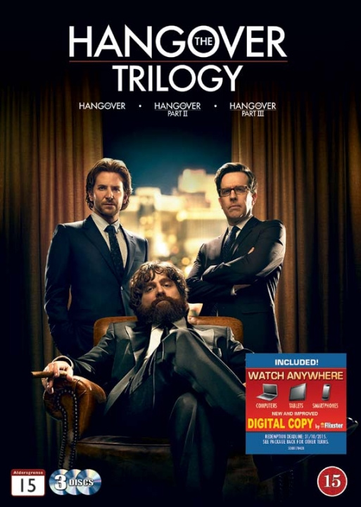 Hangover Trilogy, The - DVD i gruppen Elektronikk / Lyd & Bilde / TV og tilbehør / Filmer / DVD hos TP E-commerce Nordic AB (D38455)