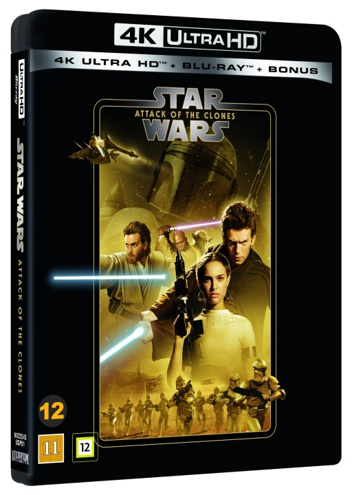 Star Wars : Episode 2 - ATTACK OF THE CLONES - 3-disc (4K UHD + BD) i gruppen Elektronikk / Lyd & Bilde / TV og tilbehør / Filmer / Blu-ray hos TP E-commerce Nordic AB (D38487)