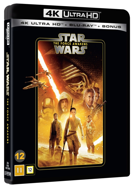 Star Wars : Episode 7 - The Force Awakens - 3-disc (4K UHD + BD) i gruppen Elektronikk / Lyd & Bilde / TV og tilbehør / Filmer / Blu-ray hos TP E-commerce Nordic AB (D38494)