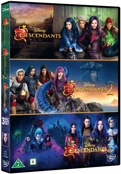 Descendants: 3 Movie Collection (3-disc) i gruppen Elektronikk / Lyd & Bilde / TV og tilbehør / Filmer / DVD hos TP E-commerce Nordic AB (D38502)