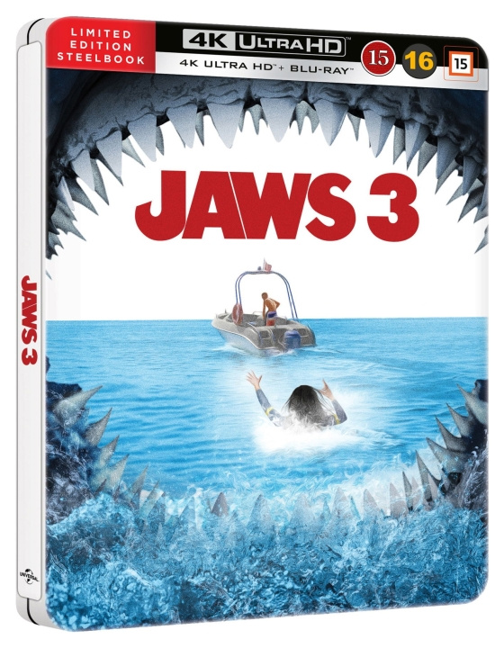 JAWS 3 (4K UHD) i gruppen Elektronikk / Lyd & Bilde / TV og tilbehør / Filmer / Blu-ray hos TP E-commerce Nordic AB (D38569)