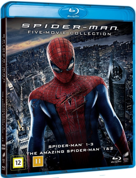 Spider-Man: 5 Movie Collection (Blu-Ray) i gruppen Elektronikk / Lyd & Bilde / TV og tilbehør / Filmer / Blu-ray hos TP E-commerce Nordic AB (D38731)