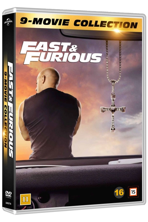 Fast and the furious complete 1-9 (DVD) i gruppen Elektronikk / Lyd & Bilde / TV og tilbehør / Filmer / DVD hos TP E-commerce Nordic AB (D38838)
