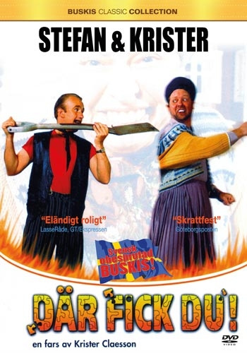 Stefan & Krister / Där fick du! (DVD) i gruppen Elektronikk / Lyd & Bilde / TV og tilbehør / Filmer / DVD hos TP E-commerce Nordic AB (D38841)