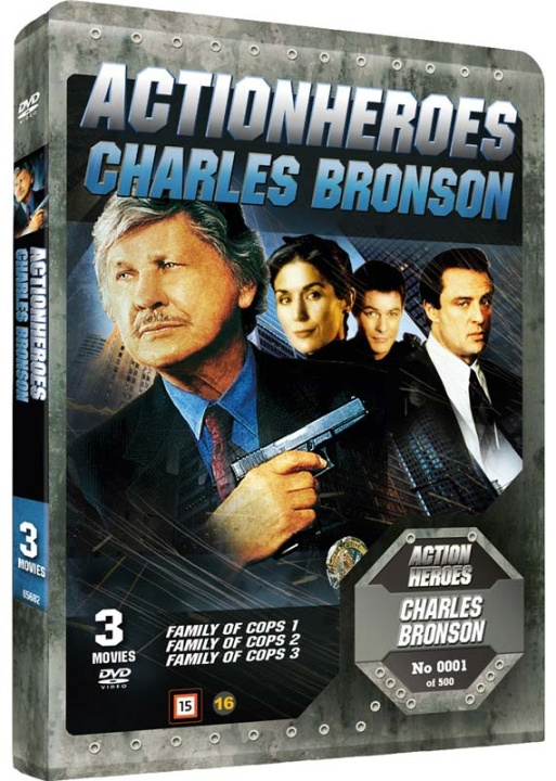 Charles Bronson: Family of Cops Trilogy (Steelbook) (DVD) i gruppen Elektronikk / Lyd & Bilde / TV og tilbehør / Filmer / DVD hos TP E-commerce Nordic AB (D38890)