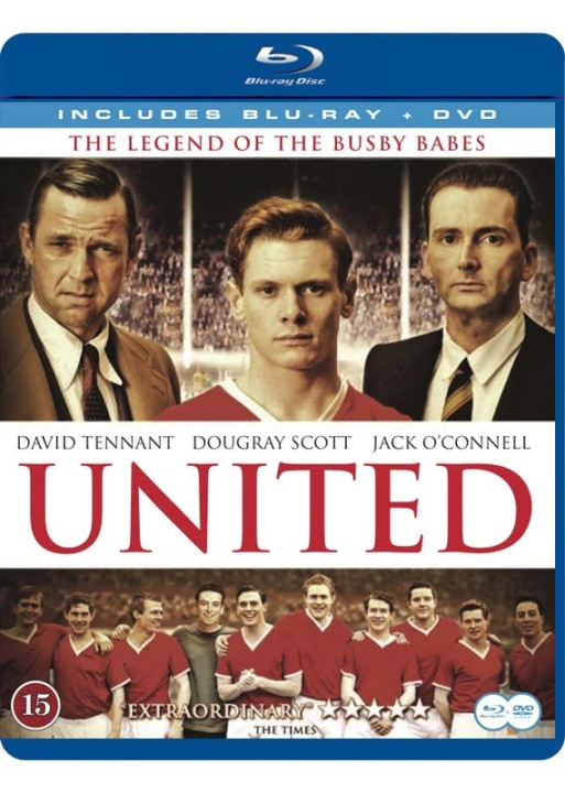 UNITED – Legenden om Busby Babes Blu-ray i gruppen Elektronikk / Lyd & Bilde / TV og tilbehør / Filmer / Blu-ray hos TP E-commerce Nordic AB (D38930)