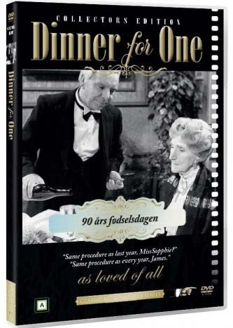DINNER FOR ONE - 90 ÅRS FØDSELSDAGEN - NEW YEAR CLASSIC (DVD) i gruppen Elektronikk / Lyd & Bilde / TV og tilbehør / Filmer / DVD hos TP E-commerce Nordic AB (D38955)