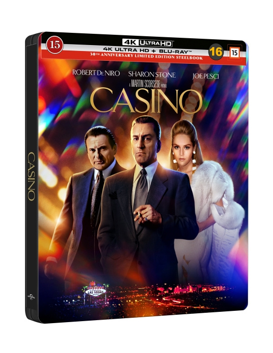 Casino – Steelbook (4K UHD + BD) i gruppen Elektronikk / Lyd & Bilde / TV og tilbehør / Filmer / Blu-ray hos TP E-commerce Nordic AB (D38987)