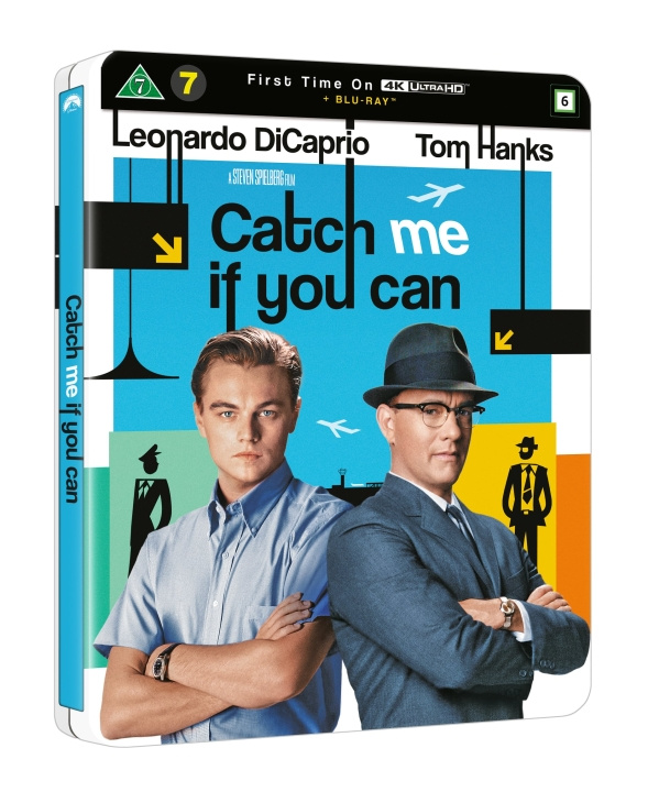 Catch Me If You Can - Steelbook (4K + BD) i gruppen Elektronikk / Lyd & Bilde / TV og tilbehør / Filmer / Blu-ray hos TP E-commerce Nordic AB (D38988)