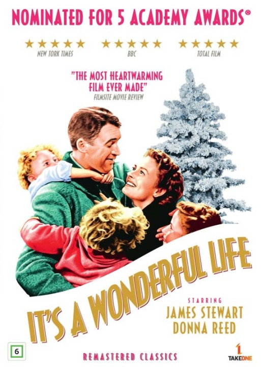 IT\'S A WONDERFULL LIFE - A true Christmas Classic with James Stewart (DVD) i gruppen Elektronikk / Lyd & Bilde / TV og tilbehør / Filmer / DVD hos TP E-commerce Nordic AB (D39034)