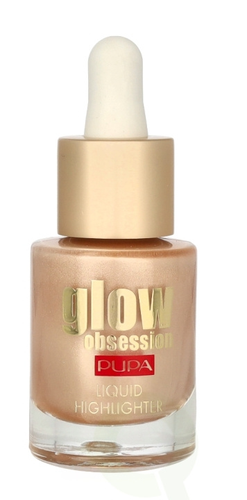 Pupa Milano Pupa Glow Obsession All Over Liquid Highlighter 13.5 ml #002 Moon Light i gruppen HELSE OG SKJØNNHET / Makeup / Makeup ansikt / Contour/Highlight hos TP E-commerce Nordic AB (D39205)