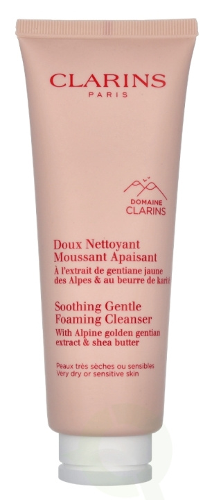 Clarins Soothing Gentle Foaming Cleanser 125 ml i gruppen HELSE OG SKJØNNHET / Hudpleie / Ansikt / Rengjøring hos TP E-commerce Nordic AB (D39256)
