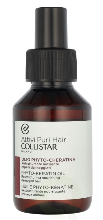 Collistar Phyto-Keratin Oil 100 ml Damaged Hair i gruppen HELSE OG SKJØNNHET / Hår & styling / Hårpleie / Hårolje hos TP E-commerce Nordic AB (D39383)