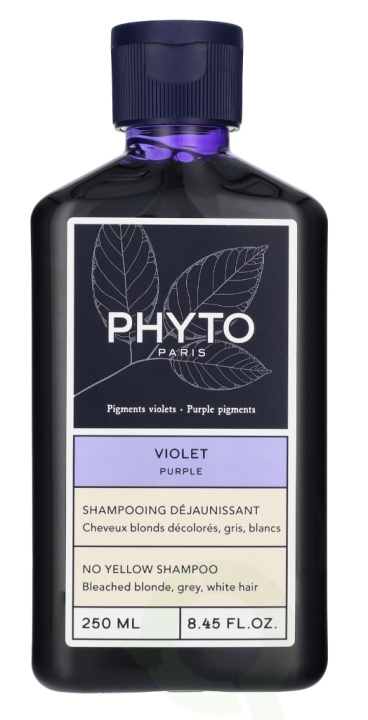Phyto Phytoviolet Anti-Yellowing Shampoo 250 ml i gruppen HELSE OG SKJØNNHET / Hår & styling / Hårpleie / Sjampo hos TP E-commerce Nordic AB (D39451)