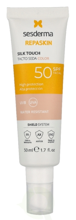 Sesderma Repaskin Silk Touch Tinted Sunscreen SPF50 50 ml i gruppen HELSE OG SKJØNNHET / Hudpleie / Soling / Solkrem hos TP E-commerce Nordic AB (D39510)